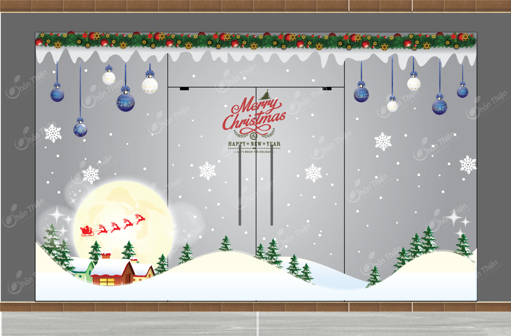 Mùa Noel 2024 sắp đến, hãy trang trí cửa hàng văn phòng của bạn để tạo niềm vui và thu hút khách hàng. Tại đây, chúng tôi cung cấp nhiều mẫu trang trí cửa hàng Noel mới nhất, giúp bạn làm mới không gian kinh doanh và gợi cảm hứng cho khách hàng đến thăm.